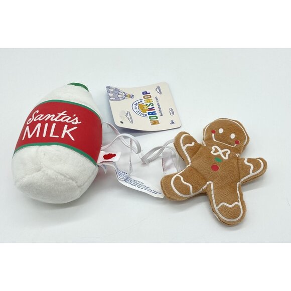Build A Bear Accessory Gingerbread Cookie and  Milk Wristie New with Tag NWT - Picture 1 of 4
